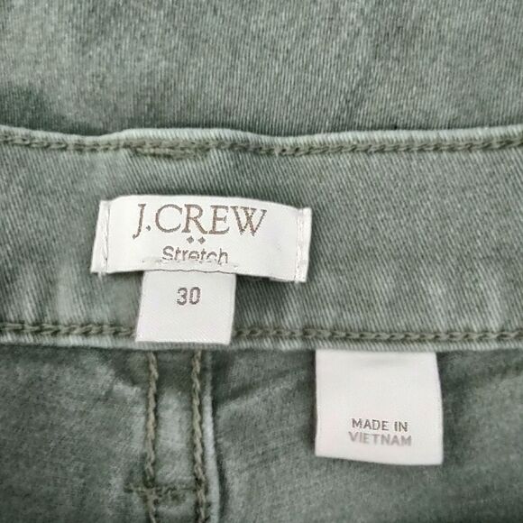 J. Crew Women's Size 30 Olive Green Skinny Jeans Stretch - Picture 2 of 7